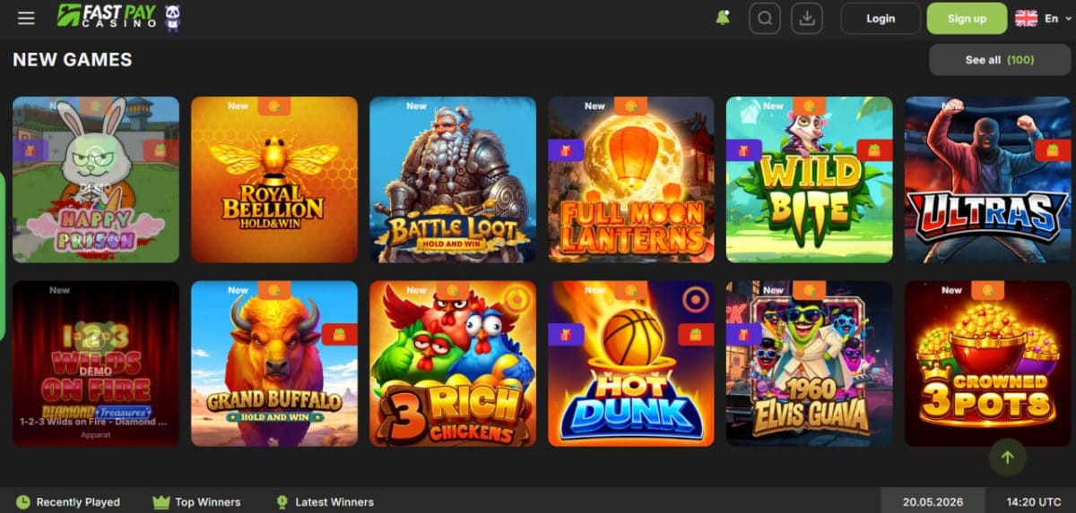 Fastpay Casino Review 2026: A$150 Welcome, Crypto Payouts & 5,000+ Pokies image 2